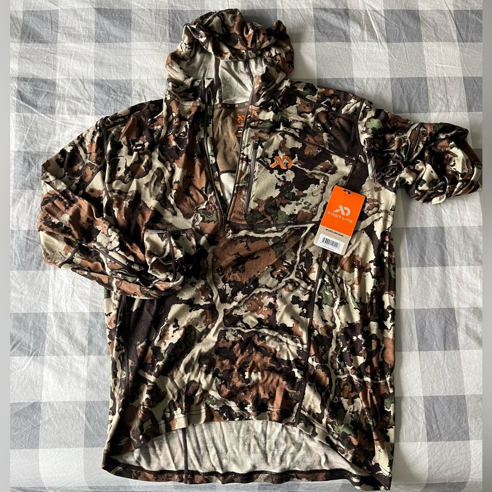 Men’s First Lite Kiln 250 Hoodie 

New with tags, XL